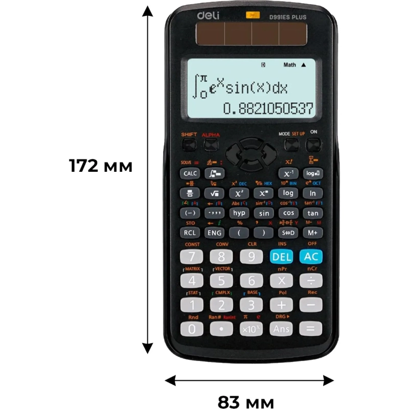 Калькулятор научный Deli ED991ES черный