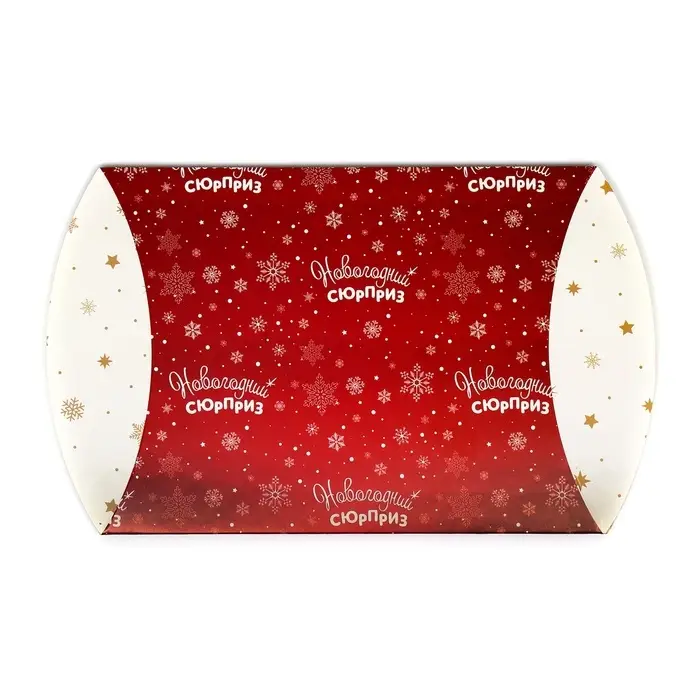 Коробка складная, подарочная новогодняя «Новогодний сюрприз» 19×14×4 см Коробка складная, подарочная новогодняя «Новогодний сюрприз» 19×14×4 см