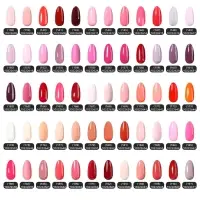 Гель лак для ногтей, однотонный, трехфазный, 10 мл, LED/UV, розовый (185)