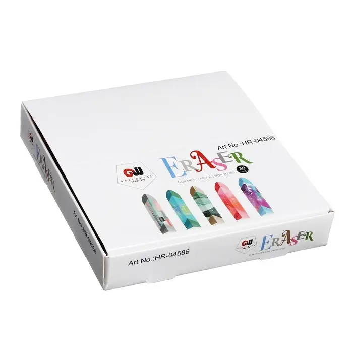 Ластик фигурный Треугольный МИКС, штрикод на штуке Ластик фигурный Треугольный МИКС, штрикод на штуке