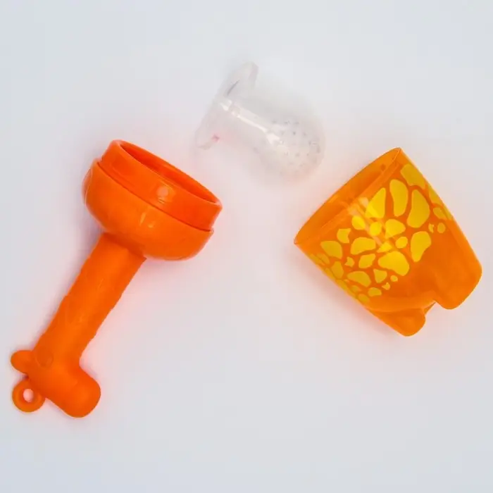 Ниблер для прикорма с силиконовой сеточкой «Жирафик», р-р сеточки M Ниблер для прикорма с силиконовой сеточкой «Жирафик», р-р сеточки M