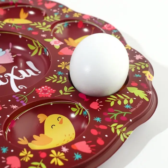 Пасхальная подставка &laquo;Счастливой Пасхи!&raquo;, на 8 яиц и кулич