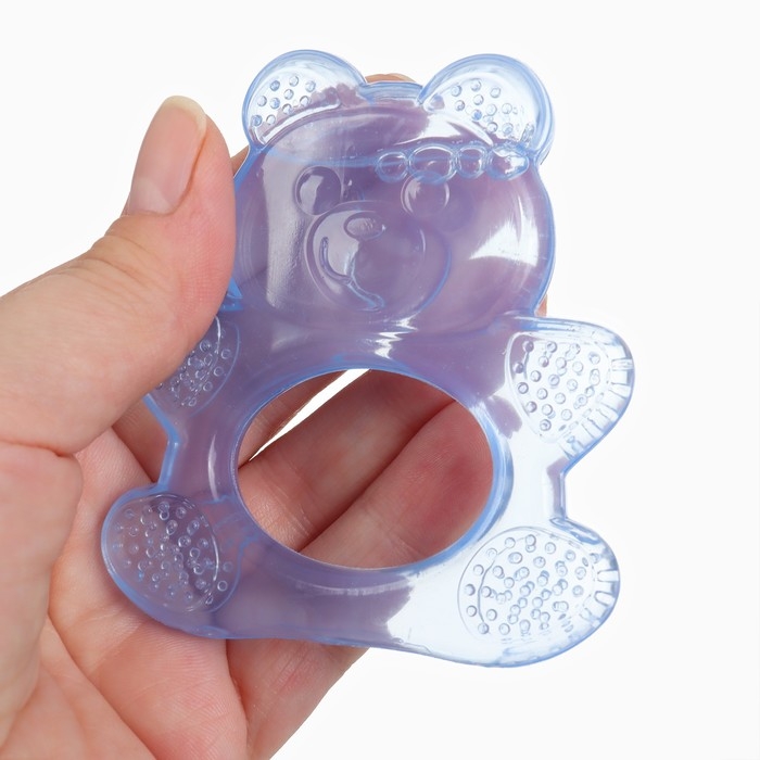 Прорезыватель охлаждающий с водой «Мишка», цвет МИКС, КНОПА Прорезыватель охлаждающий с водой «Мишка», цвет МИКС, КНОПА