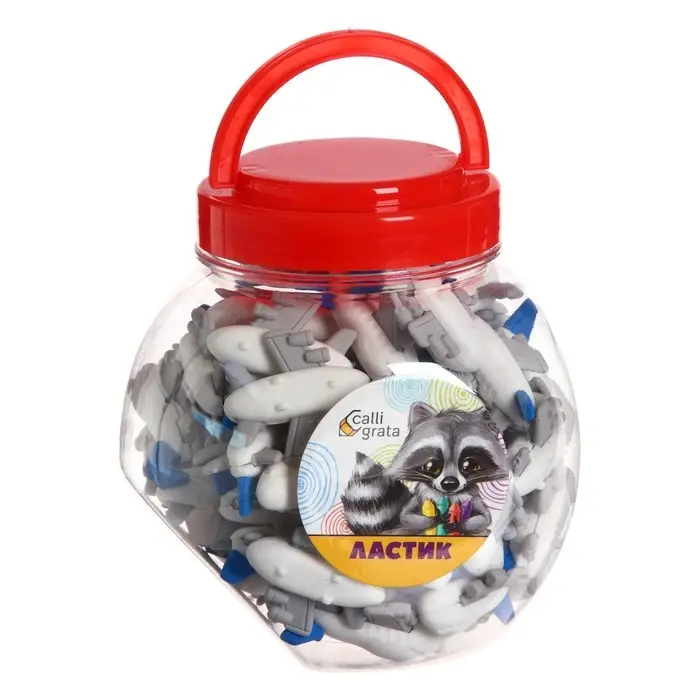 Ластик фигурный Ластик фигурный "Самолет", МИКС