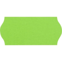 Этикет-лента 26х12 зел волна 1000шт/рул 10рул/уп