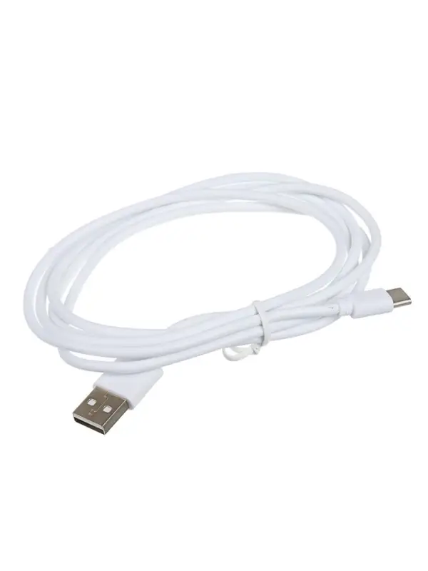 Кабель Luazon, Type-C - USB, 1 А, 1.5 м, белый