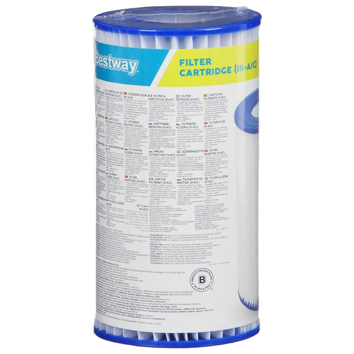 Картридж для фильтра «III», 10,6 х 20,3 см, 58012 Bestway Картридж для фильтра «III», 10,6 х 20,3 см, 58012 Bestway