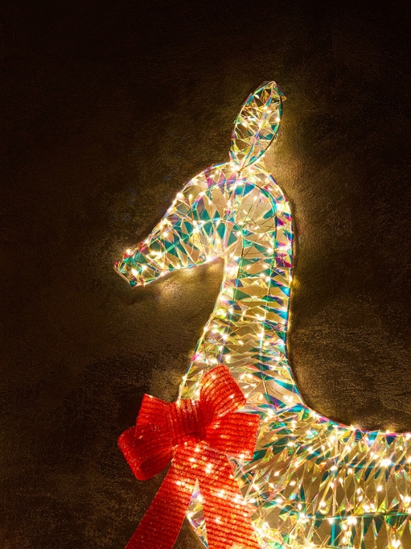 Фигура световая FROSTY  Фигура световая FROSTY "Семья оленей", 64, 100, 100 см, 1740 LED, 220V, свечение тёплое белое