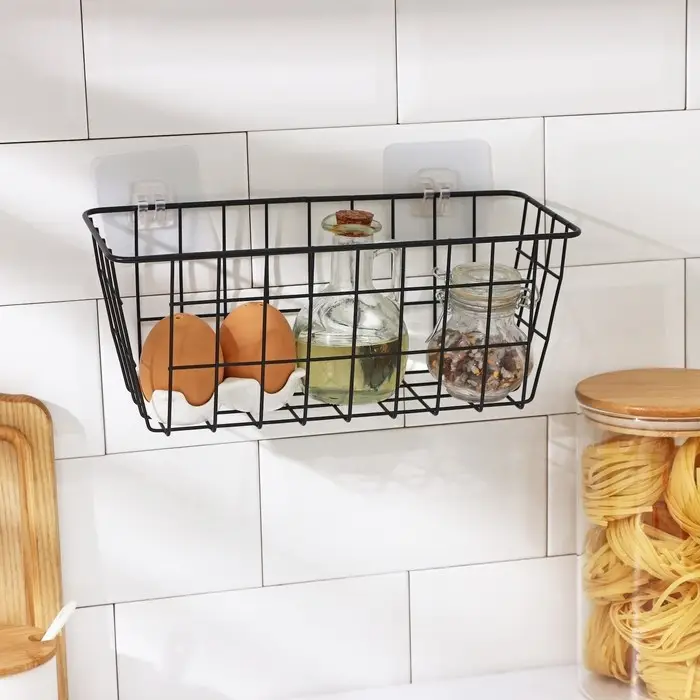 Корзина для мелочей Доляна, 29&times;12&times;12 см, чёрная