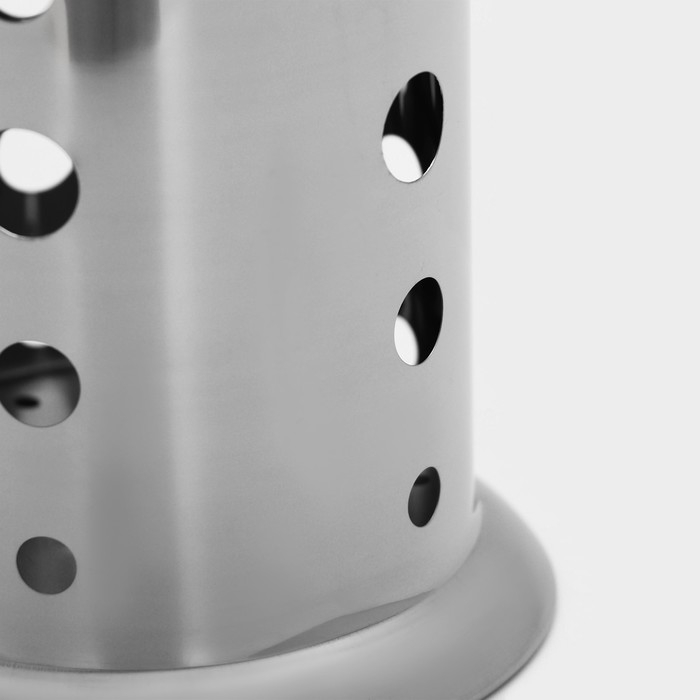 Подставка из нержавеющей стали для столовых приборов, 10&times;17 см