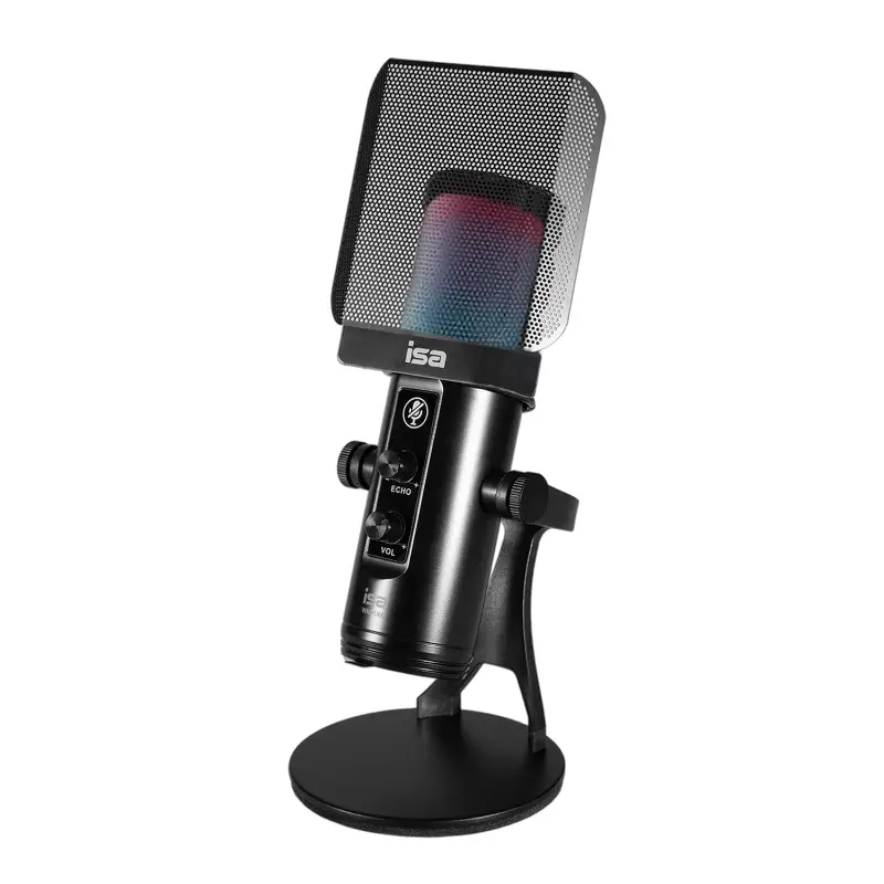 Микрофон игровой для стриминга RGB с подсветкой WM-U60 ISA