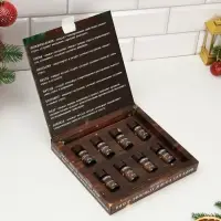 Новогодний набор эфирных масел &laquo;Настоящему банщику&raquo;, в подарочной коробке, 8 шт. по 10 мл