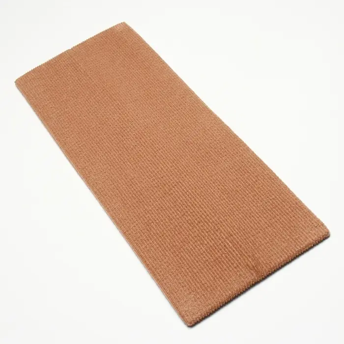 Когтеточка с пропиткой, 55&times;20 см, угловая, без меха, бежевая