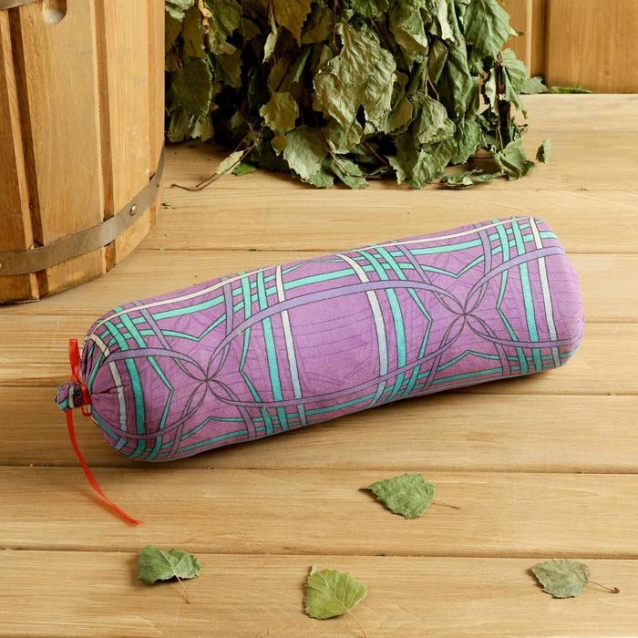 Валик со стружкой можжевельника, сувенирная, 10×28 см, микс Валик со стружкой можжевельника, сувенирная, 10×28 см, микс