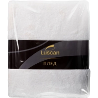 Плед микрофибра Luscan, бежевый 150x200