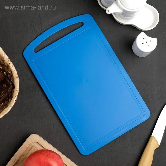 Доска разделочная, 17×27 см, цвет МИКС