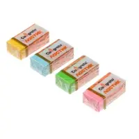 Набор ластиков &laquo;Пастельные&raquo;, 8 штук, прямоугольные, в бумажном держателе, МИКС