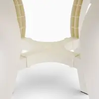 Стол садовый &laquo;Атлант&raquo;, 80&times;80&times;76.5 см, квадратный, пластиковый, белый