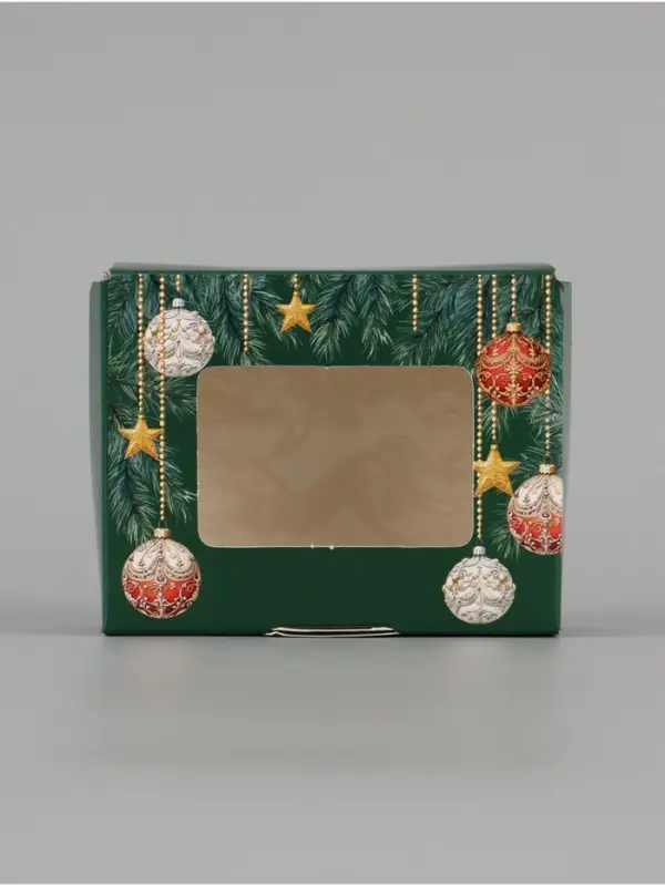 Коробка подарочная, самосборная &laquo;С Новым годом!&raquo;, 10&times;8&times;3.5 см