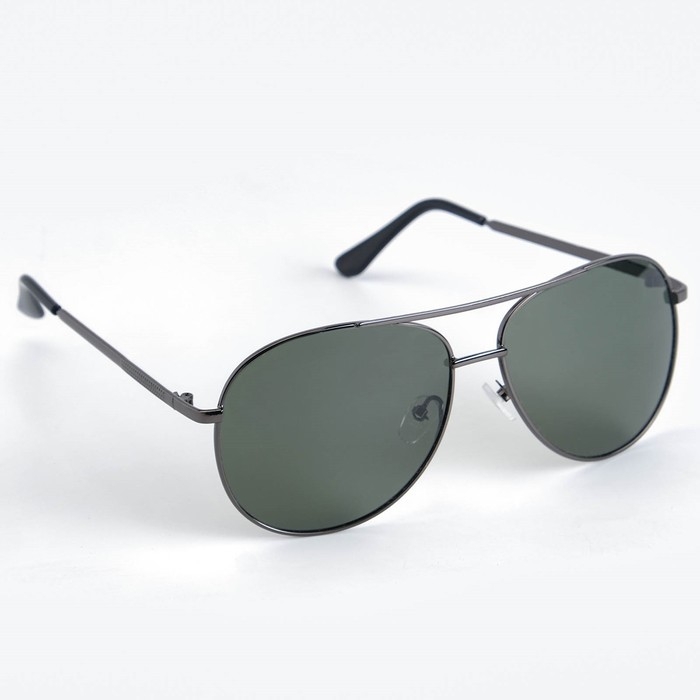 Очки солнцезащитные OneSun, поляризационные, дужка 14 см, ширина 14 см, 5×6 см, черные