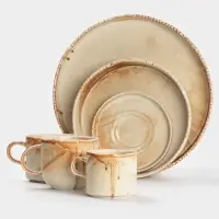 Салатник Magistro Organic brown, овальный, 800 мл, 20.5&times;16.5&times;5.5 см, фарфор, бежевый