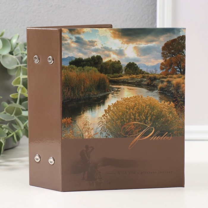 Фотоальбом на 100 фотографий Фотоальбом на 100 фотографий "Ландшафт-5, Река" 10x15 см