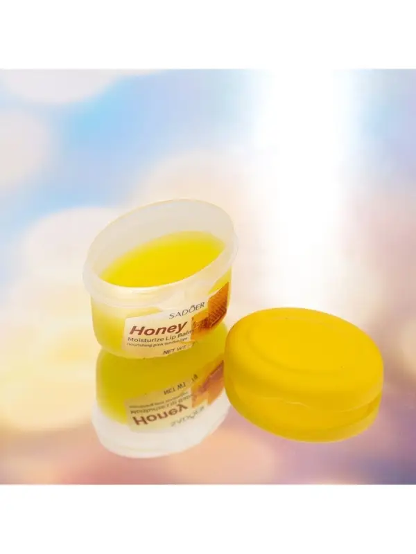 Бальзам для потрескавшихся губ с мёдом