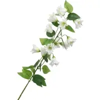 Цветы искусственные "Колокольчик Кампанулла" d-5 см 96 см, белый