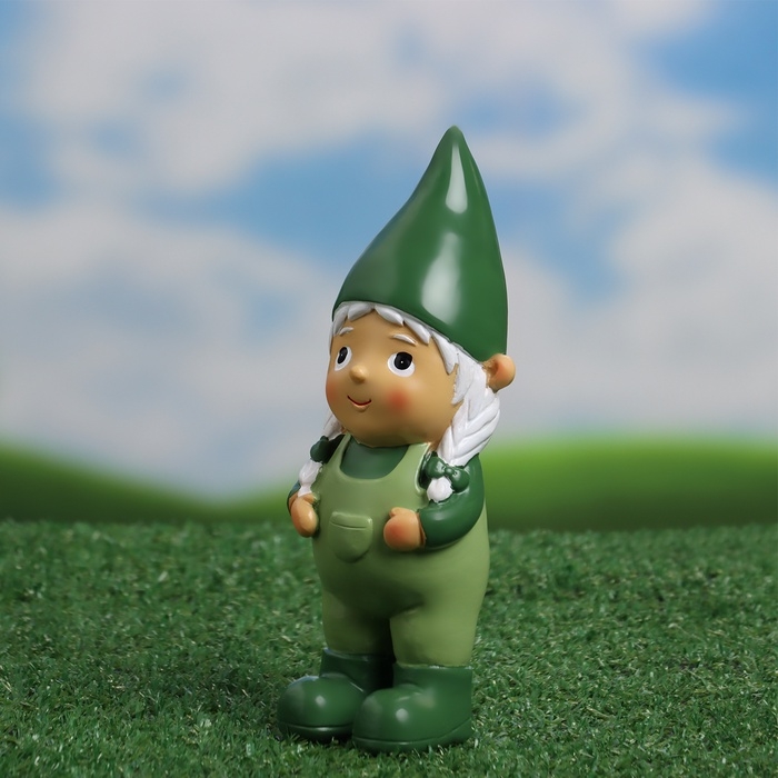 Садовая фигура  Садовая фигура "Гном Лили" 6х7х18см
