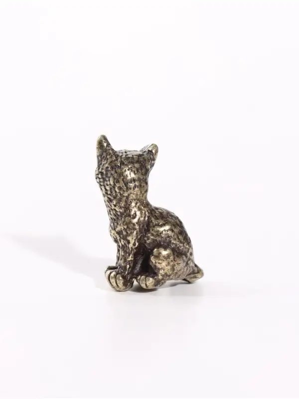 Фигурка декоративная &laquo;Маленький котёнок&raquo;, металл, 1.8&times;1.5&times;2.9 см