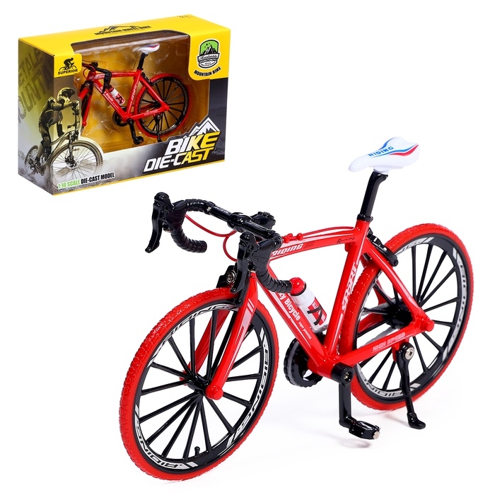 Велосипед металлический Велосипед металлический "Турист", цвет красный