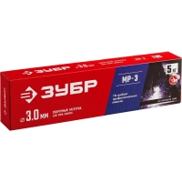 Электроды ЗУБР МР-3 рутил, d3.0х350мм, 5кг, коробка (40015-3.0)