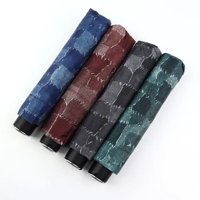 Зонт механический «Ячейки», эпонж, 4 сложения, 8 спиц, R=50/58 см, D = 100 см, МИКС Зонт механический «Ячейки», эпонж, 4 сложения, 8 спиц, R=50/58 см, D = 100 см, МИКС