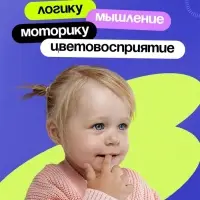 Развивающий набор &laquo;Замочки-ключики&raquo;, 4 замка, 8 ключей, 3+