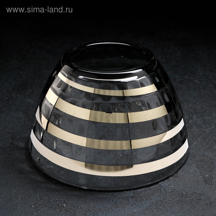 Салатник «Серпантин», 1,75 л, цвет напыления золотой Салатник «Серпантин», 1,75 л, цвет напыления золотой