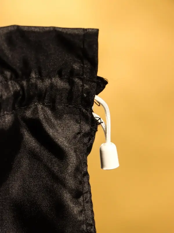 Сумка плетёная из пандана, 26×15×38 см, бежево-чёрная