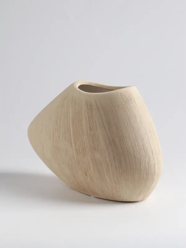 Ваза «Итика», 14×20 см, керамика, бежевая Ваза «Итика», 14×20 см, керамика, бежевая