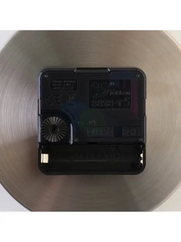 Часовой механизм со стрелками &laquo;Соломон-17&raquo;, плавный ход, шток 20 мм, стрелки 240/310 мм, серебристые