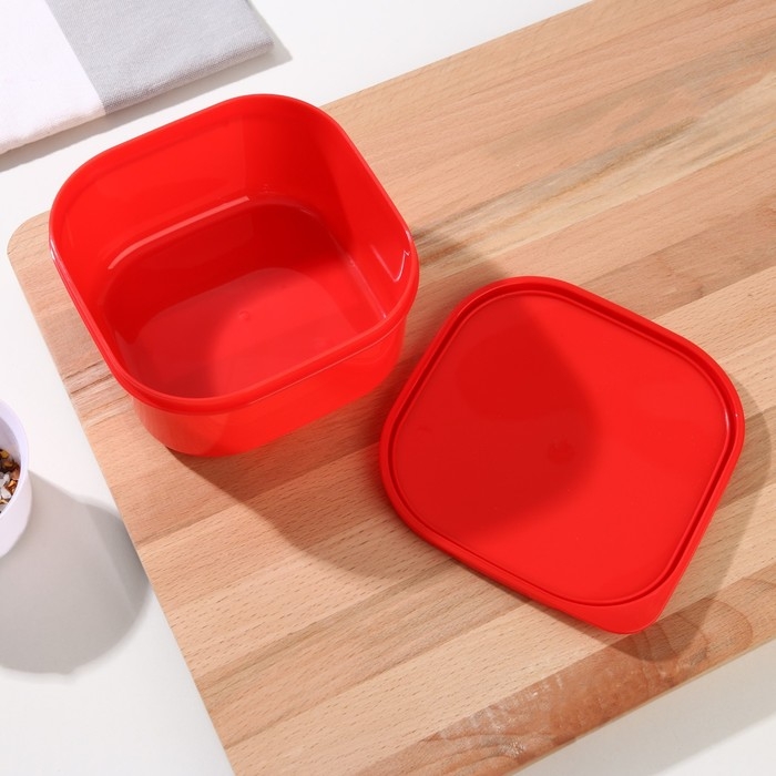 Ланч-бокс квадратный FoodVibes «Счастье в каждом бутерброде», 700 мл Ланч-бокс квадратный FoodVibes «Счастье в каждом бутерброде», 700 мл