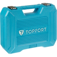 Набор инструмента Topfort 78 предмета 1/2 и 1/4