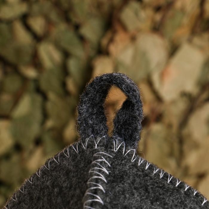 Набор банный Набор банный "Мужской" портфель 5 предметов, серый, с вышивкой