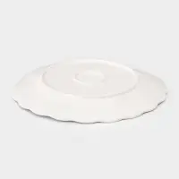 Тарелка Garden rose, d=26 см, фарфор, белая