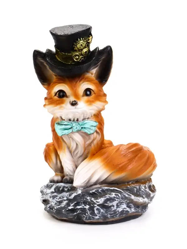 Садовая Фигура 24 х 15 х 16 см полистоун Лиса в шляпе