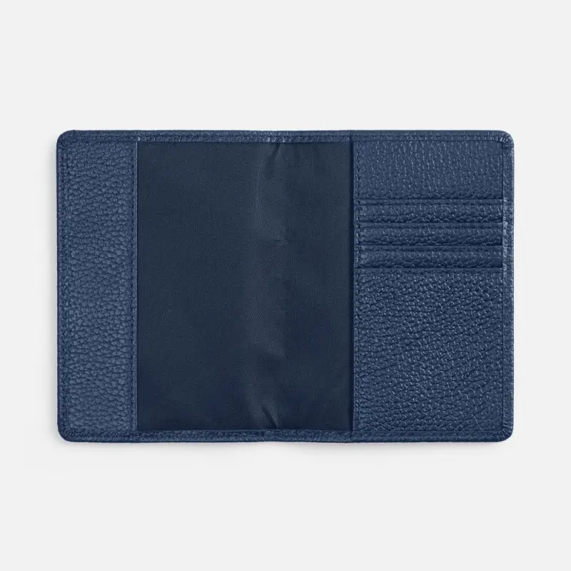 Обложка для паспорта Unison, синяя Обложка для паспорта Unison, синяя