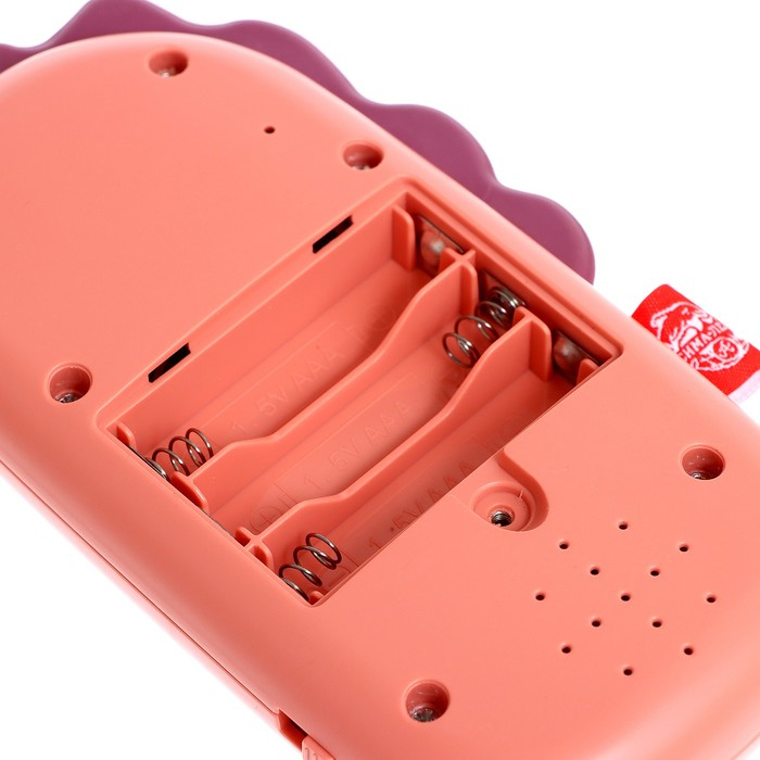 Музыкальный телефон &laquo;Маленький дракончик&raquo;, звук, цвет фиолетовый