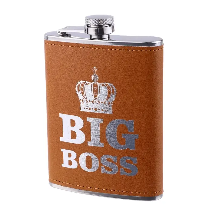 Фляжка, нержавеющая сталь, 240 мл, 8 oz