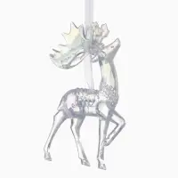 Ёлочная игрушка &laquo;Зимнее волшебство. Гордый олень&raquo;, 13&times;8 см, прозрачный перелив