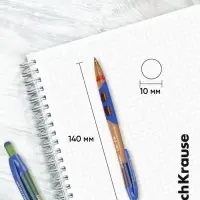 Ручка шариковая автоматическая ErichKrause XR-30 Spring, узел 0.7 мм, чернила синие, МИКС