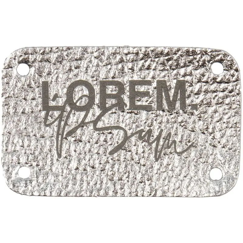 Лейбл Corolla Metal, S, серебряный Лейбл Corolla Metal, S, серебряный