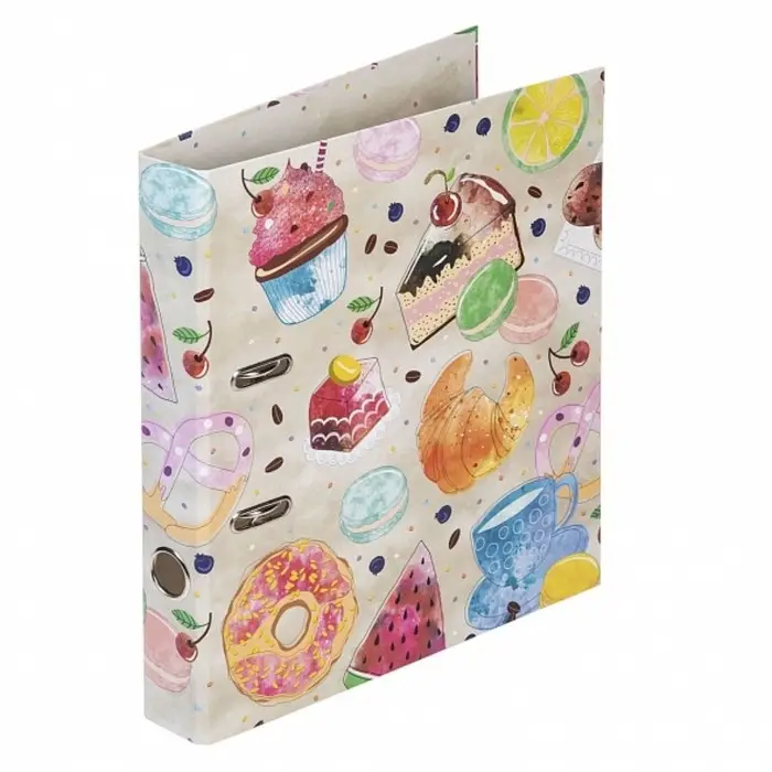 Пaпкa-регистратор А4 70мм Hatber Sweets, матовая ламинация, запечатанный форзац Пaпкa-регистратор А4 70мм Hatber Sweets, матовая ламинация, запечатанный форзац